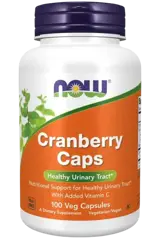 NOW Foods Cranberry Concentrate 700 мг Червена Боровинка - 100 веге капсули, 50 дози