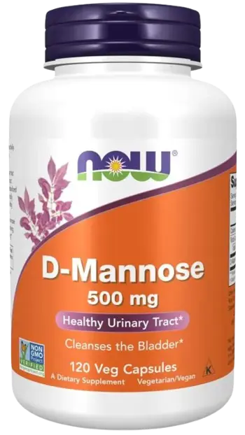 NOW Foods D-Mannose 500 мг Д-Маноза