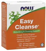NOW Foods Easy Cleanse Kit AM/PM - 60 + 60 веге капсули, 30/15 дози