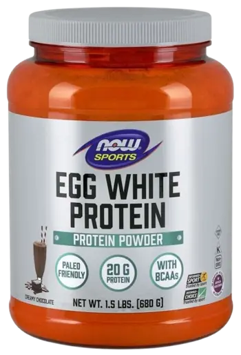 NOW Foods Eggwhite Protein Яйчен Протеин - 680 грама, 22 дози
