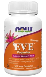 NOW Foods EVE Woman's Multi Витамини за Жени - 120 веге капсули, 30 дози