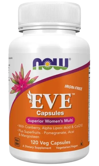NOW Foods EVE Woman's Multi Витамини за Жени - 120 веге капсули, 30 дози