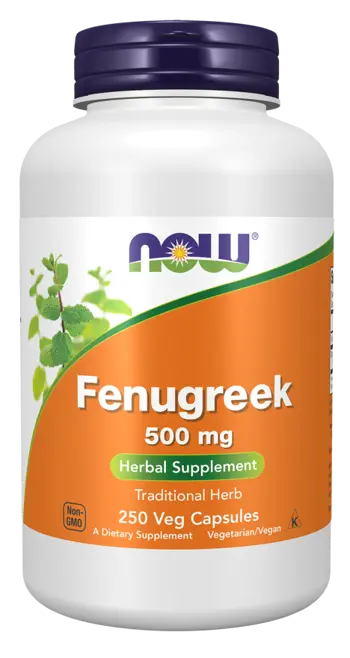 NOW Foods Fenugreek 500 мг Сминдух / Фенугрийк