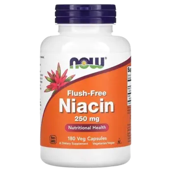 NOW Foods Flush-Free Niacin 250 мг Витамин Б-3 Ниацин