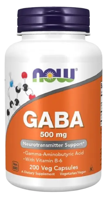 NOW Foods GABA 500 мг + B6 2 мг