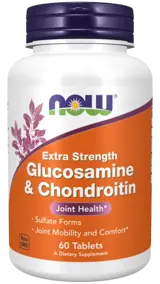 NOW Foods Glucosamine & Chondroitin 750/600 мг Extra Strength Глюкозамин с Хондроитин