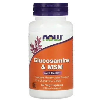 NOW Foods Glucosamine & MSM Глюкозамин HCL + МСМ Метилсулфонилметан