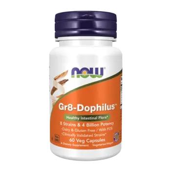 NOW Foods Gr8-Dophilus™ Пробиотик с 8 Различи Вида Бактерии