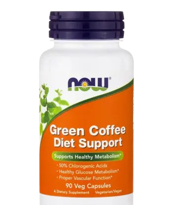 NOW Foods Green Coffee Diet Support - 90 капсули