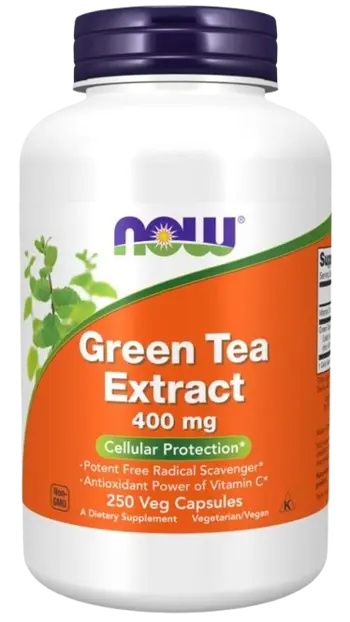 NOW Foods Green Tea Extract 400 мг Екстракт от Зелен Чай