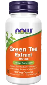 NOW Foods Green Tea Extract 400 мг Екстракт от Зелен Чай