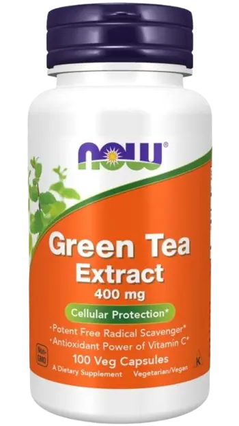 NOW Foods Green Tea Extract 400 мг Екстракт от Зелен Чай