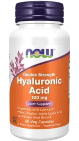 NOW Foods Hyaluronic Acid 100 мг Хиалуронова Kиселина