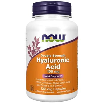 NOW Foods Hyaluronic Acid 100 мг Хиалуронова Kиселина