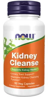 NOW Foods Kidney Cleanse в Подкрепа на Бъбреците и Пикочните Пътища - 90 веге капсули, 45 дози
