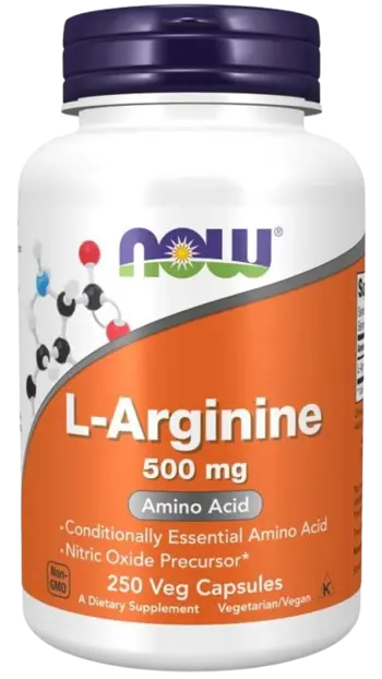 NOW Foods L-Arginine 500 мг L-Аргинин