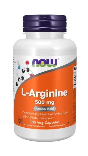 NOW Foods L-Arginine 500 мг L-Аргинин