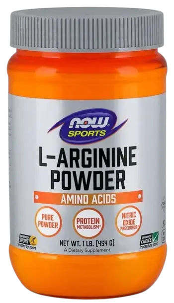 NOW Foods L-Arginine Powder L-Аргинин на Прах - 454 грама, 76 дози