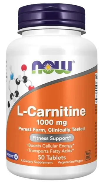 NOW Foods L-Carnitine 1000 мг Carnipure® L-Карнитин Тартрат