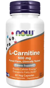 NOW Foods L-Carnitine 500 мг Carnipure® L-Карнитин Тартрат