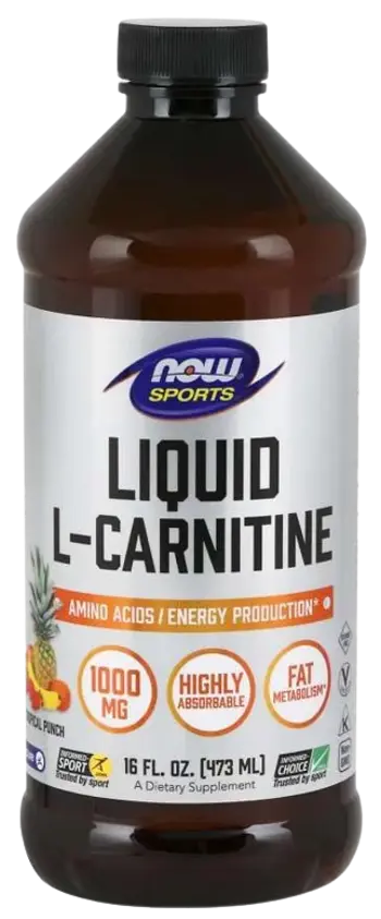 NOW Foods L-Carnitine Liquid 1000 мг Течен L-Карнитин
