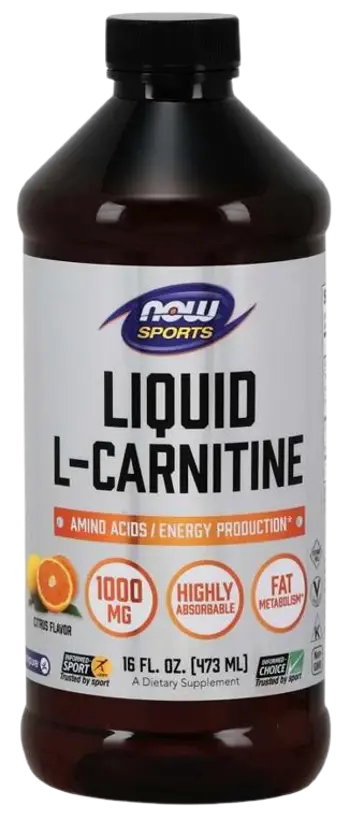 NOW Foods L-Carnitine Liquid 1000 мг Течен L-Карнитин