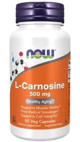 NOW Foods L-Carnosine 500 мг Л-Карнозин