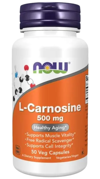 NOW Foods L-Carnosine 500 мг Л-Карнозин