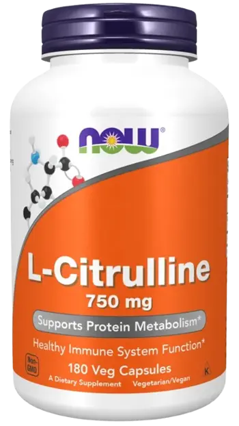 NOW Foods L-Citrulline 750 мг L-Цитрулин
