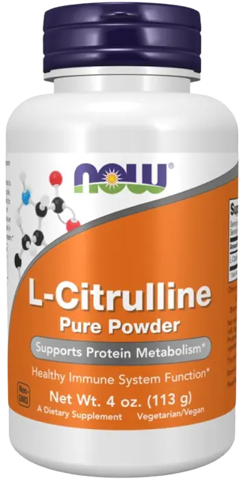NOW Foods L-Citrulline Powder L-Цитрулин на Прах - 113 грама, 75 дози