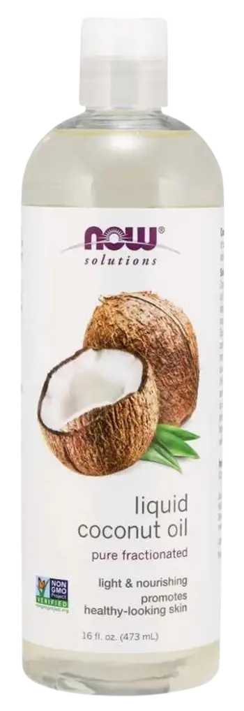 NOW Foods Liquid Coconut Oil Течно Фракционирано Кокосово Масло