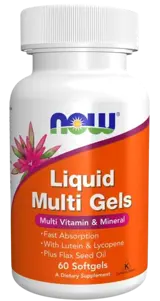 Now Foods Liquid Multi Gels Софтгел Мултивитамини