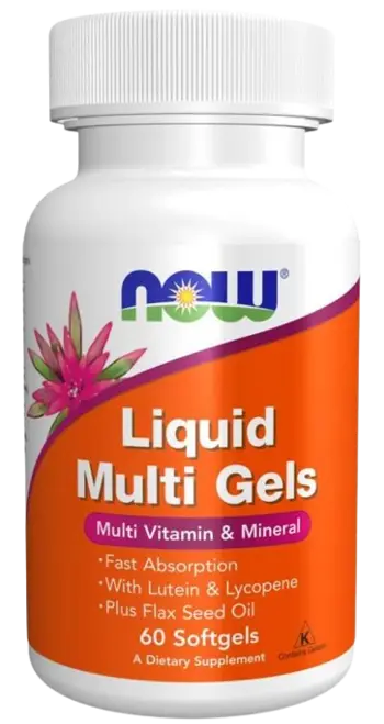 Now Foods Liquid Multi Gels Софтгел Мултивитамини