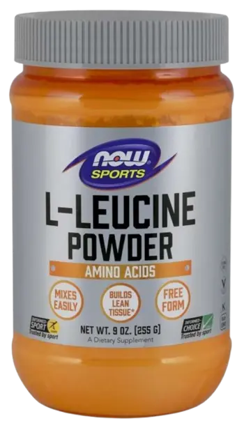 NOW Foods L-Leucine Powder Левцин на Прах - 255 грама, 51 дози