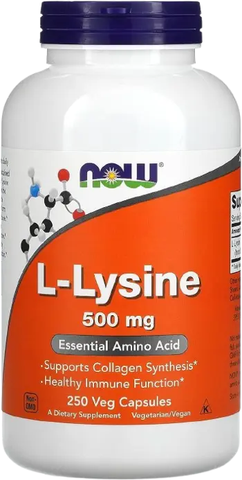 NOW Foods L-Lysine 500 мг Л-Лизин