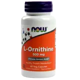 NOW Foods L-Ornithine 500 мг L-Орнитин