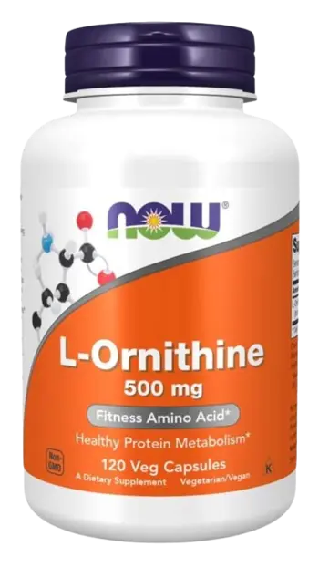 NOW Foods L-Ornithine 500 мг L-Орнитин