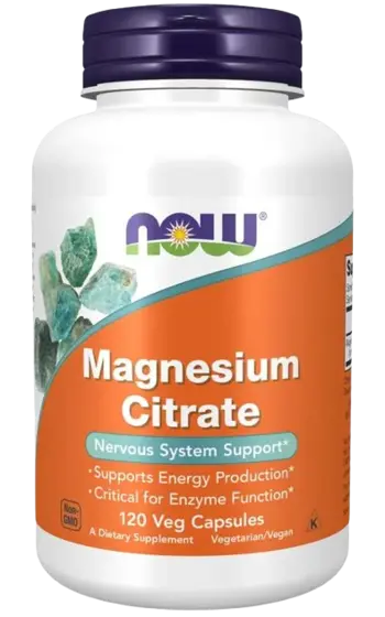 NOW Foods Magnesium Citrate 400 мг Магнезий Цитрат