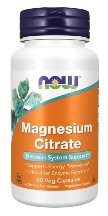 NOW Foods Magnesium Citrate 400 мг Магнезий Цитрат