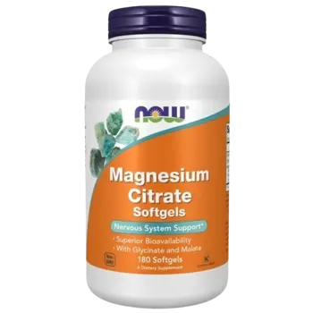 NOW Foods Magnesium Citrate Softgels 134 мг Магнезиев Цитрат