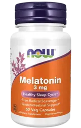 NOW Foods Melatonin 3 мг Мелатонин
