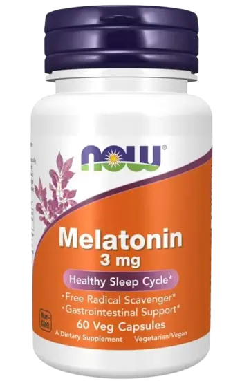 NOW Foods Melatonin 3 мг Мелатонин
