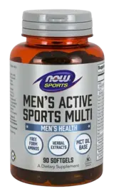 NOW Foods Men's Active Sports Multi Спортни Мултивитамини за Мъже