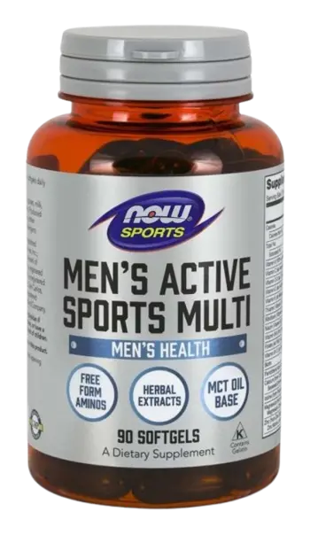 NOW Foods Men's Active Sports Multi Спортни Мултивитамини за Мъже