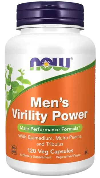 NOW Foods Men's Virility Power Специализирана Формула в Подкрепа на Мъжката Потентност