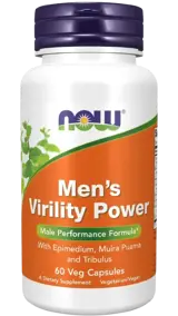 NOW Foods Men's Virility Power Специализирана Формула в Подкрепа на Мъжката Потентност