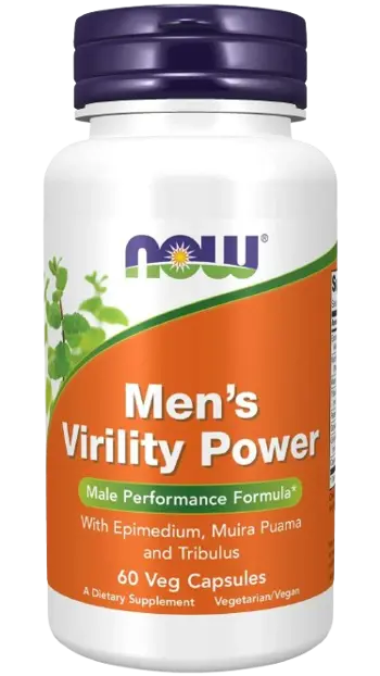 NOW Foods Men's Virility Power Специализирана Формула в Подкрепа на Мъжката Потентност