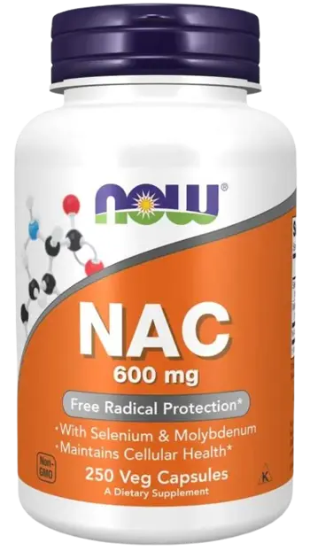 NOW Foods N-Acetyl Cysteine 600 мг Н-Ацетил Цистеин
