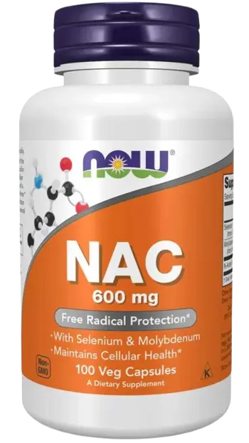 NOW Foods N-Acetyl Cysteine 600 мг Н-Ацетил Цистеин