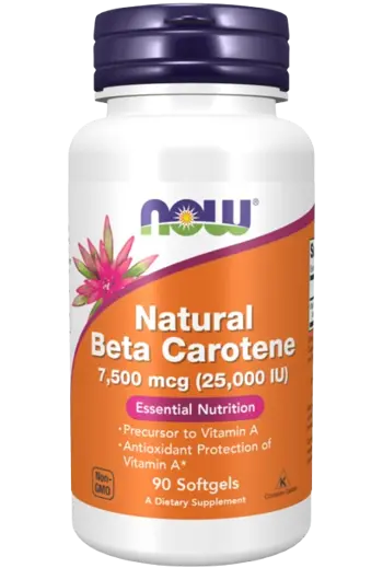 NOW Foods Natural Beta Carotene 25,000 IU Бета-Каротен